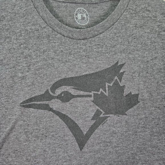 MLB Toronto Blue Jays T-Shirt Genuine Merchandise Men's Size S Gray Short Sleeve - Picture 7 of 10